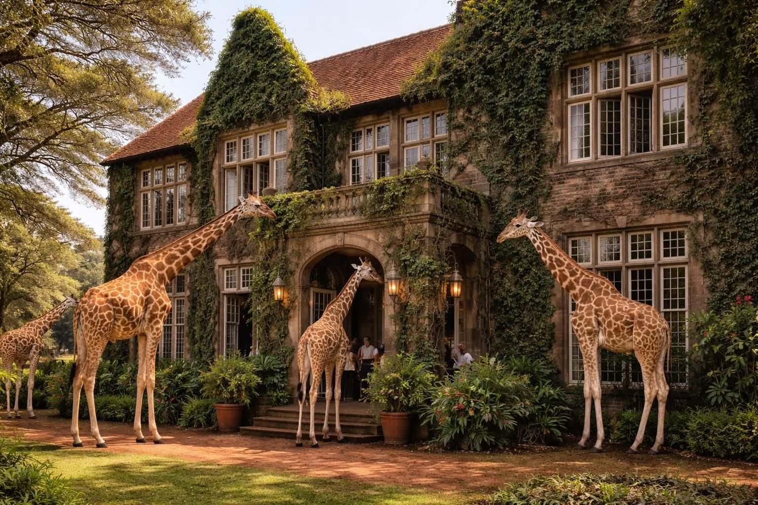 découvrez giraffe manor au kenya, un lodge unique où vous pouvez interagir de près avec des girafes dans un cadre magnifique et exclusif.