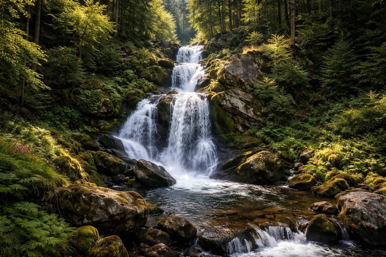 découvrez les cascades de triberg, un site naturel spectaculaire en forêt-noire, où la beauté des chutes d'eau et les sentiers de randonnée offrent une expérience inoubliable.